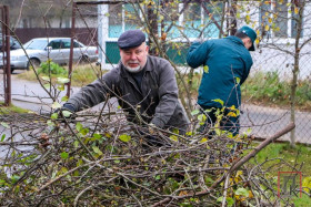 Сотрудники авиационного отряда ГААСУ «Авиация» МЧС Республики Беларусь присоединились к республиканскому субботнику