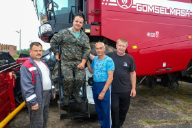 Зерноуборочная техника готовится выйти в поля