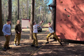 На СТК «Озерки» состоялся районный этап Республиканской военно-патриотической игры «Зарница»