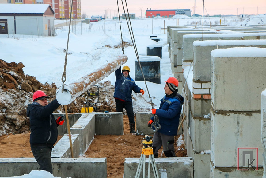 Новый 60-квартирный жилой дом строится в Поставах