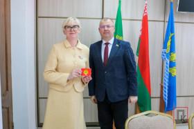 Поставский район посетил председатель Республиканской партии труда и справедливости Александр Хижняк