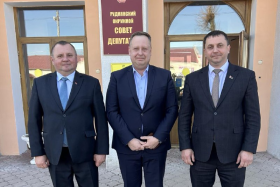 Делегация Поставского района посетила Руднянский район Смоленской области