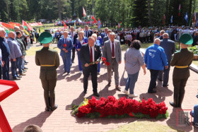 Делегация Поставского района приняла участие в традиционной международной встрече на Кургане Дружбы