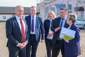 24 марта Поставский государственный колледж посетил помощник Президента Республики Беларусь — инспектор по Витебской области Владимир Юргевич