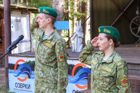 В эти минуты на базе СТК «Озерки» проходит районный этап военно-патриотической игры «Зарница»