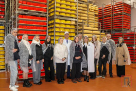 Фотофакт: Областной форум молодых работников АПК Витебской области в Поставах. Посещение Поставского молочного завода