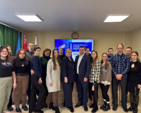 Первый секретарь Витебского областного комитета ОО «БРСМ» Жанна Нарицына встретилась с молодежью Поставского молочного завода