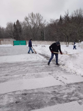 " Снегопад! Хватит дела для лопат...."
