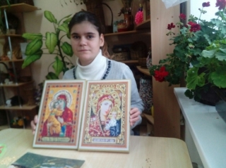 Иконы из алмазной мозаики