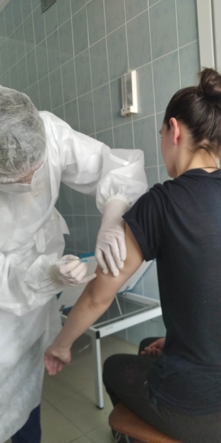 Вакцинация в доме-интернате