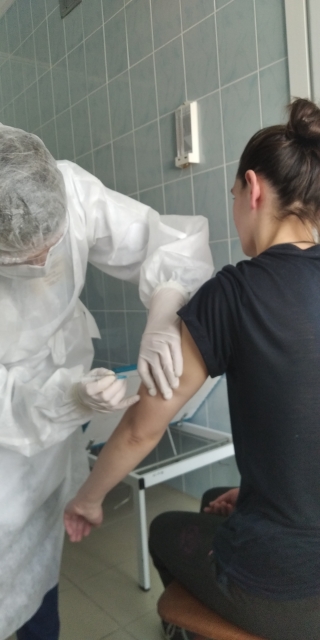 Вакцинация в доме-интернате