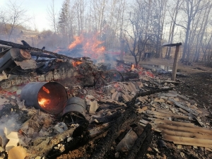 Пожар в Шудовцах