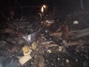 Пожар в д. Гирути