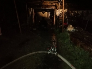 
 Горела баня в деревне Петровичи 