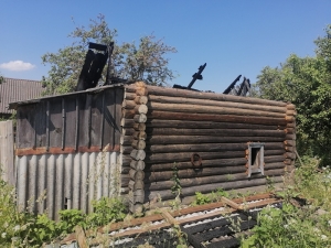 Горела баня