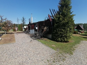 Пожар дома в д. Шабаны